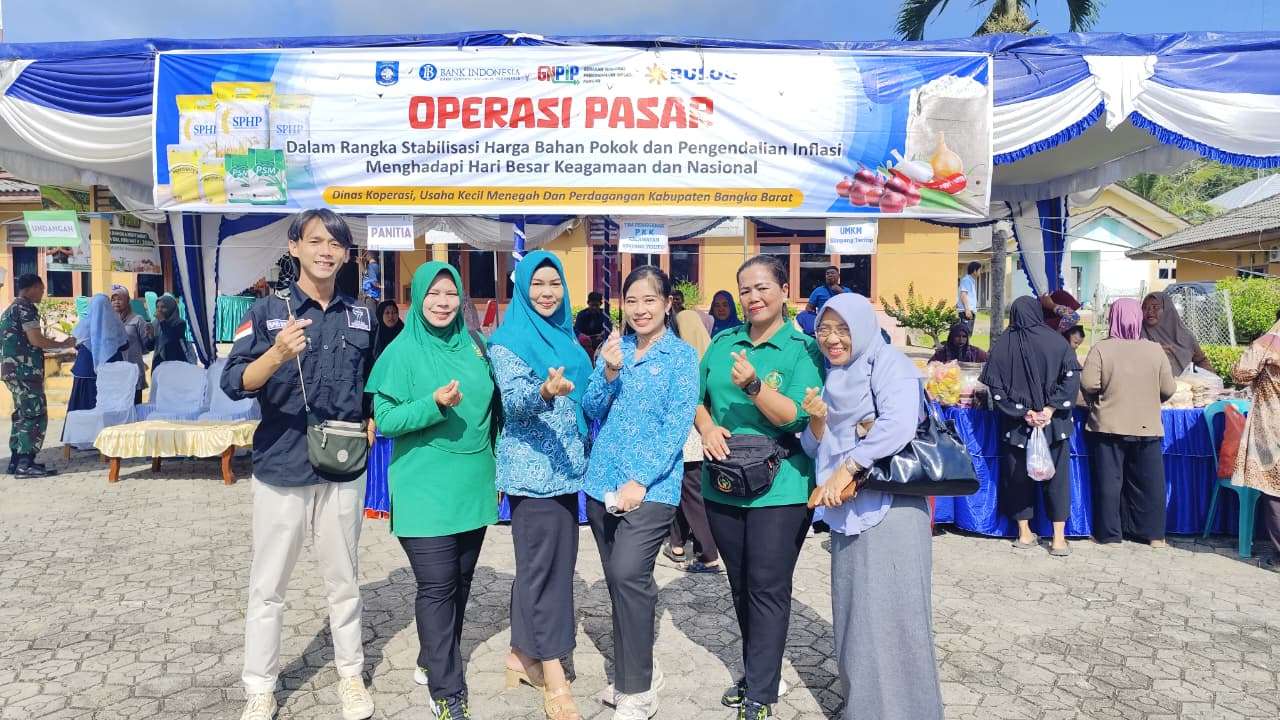 Operasi Pasar murah di Kecamatan Simpang Teritip