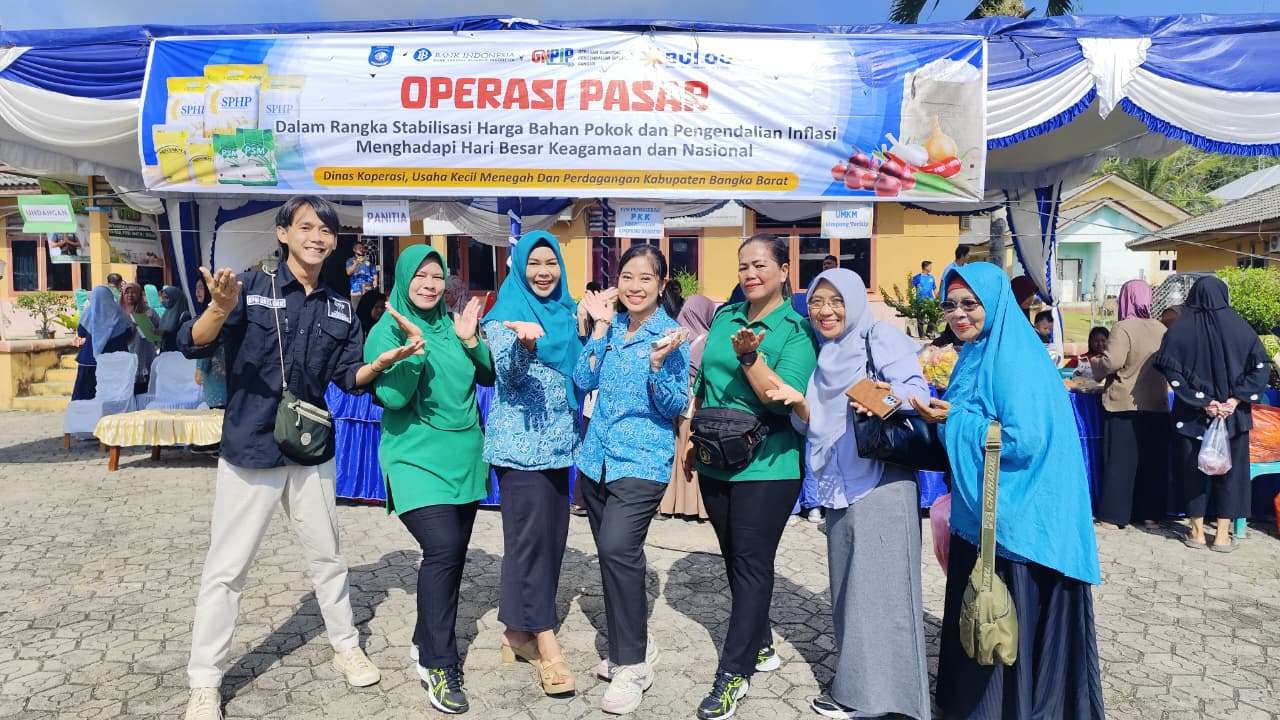 Operasi Pasar murah di Kecamatan Simpang Teritip