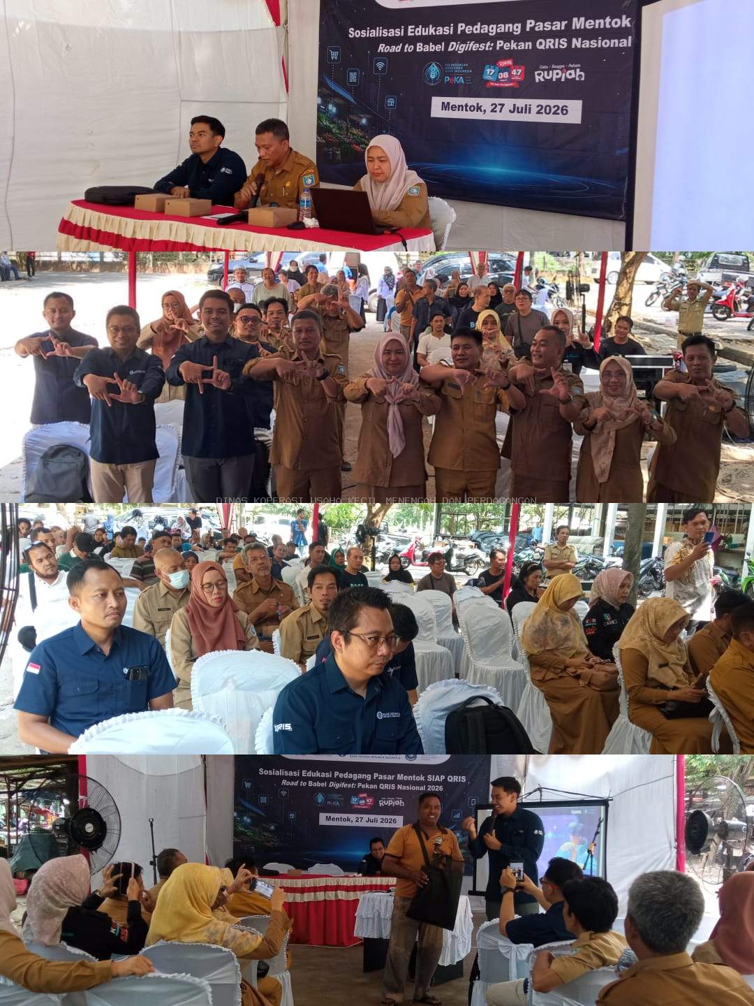 Kegiatan Sosialisasi Dan Edukasi Gerakan Digitalisasi Sistem Pembayaran Non Tunai Melalui Qris Oleh Bank Indonesia KPW Bangka Belitung